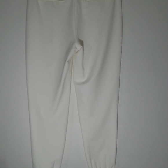 TROUVÉ Stretch Crepe Jogger Pants White - Picture 8 of 8